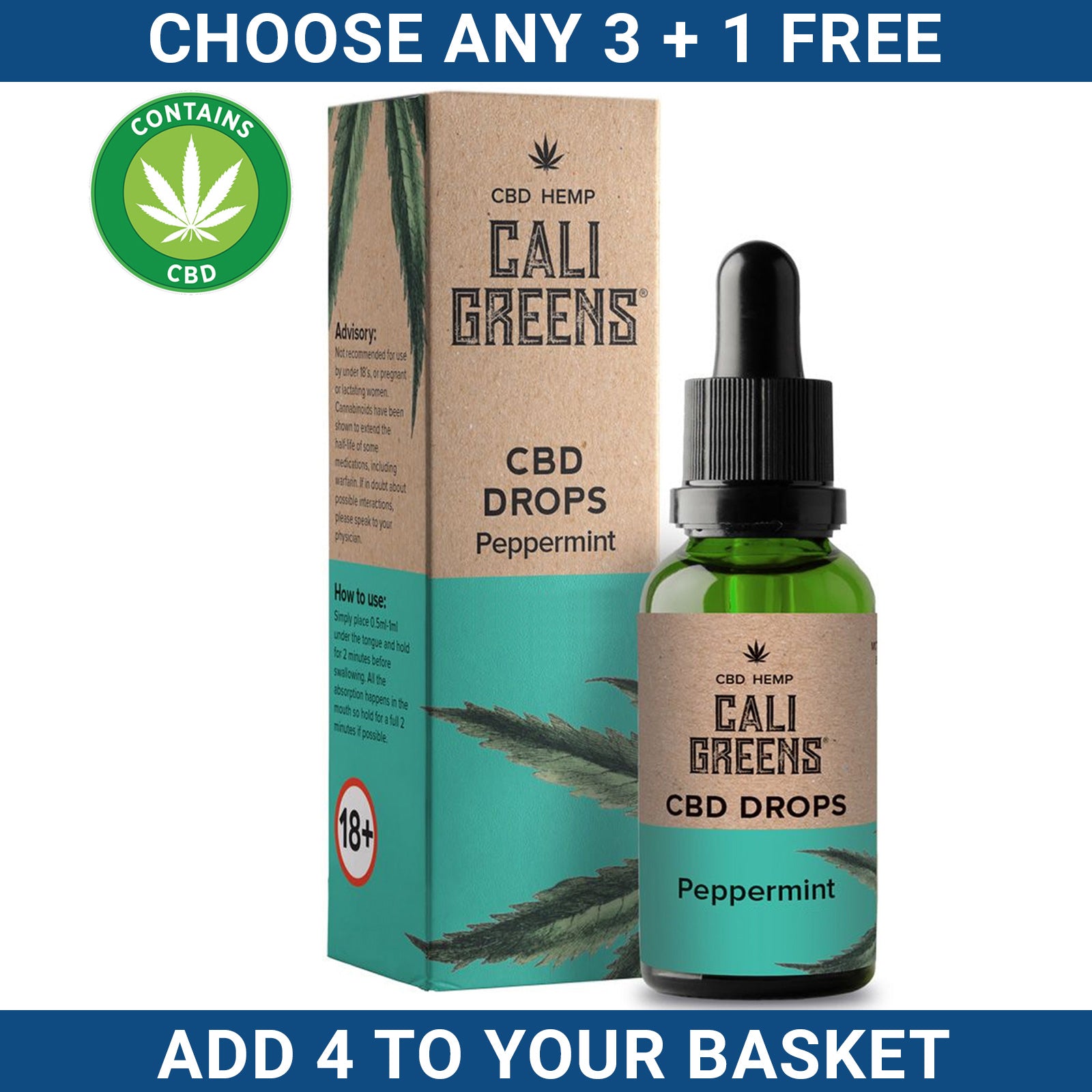 Cali Greens CBD Oral Drops