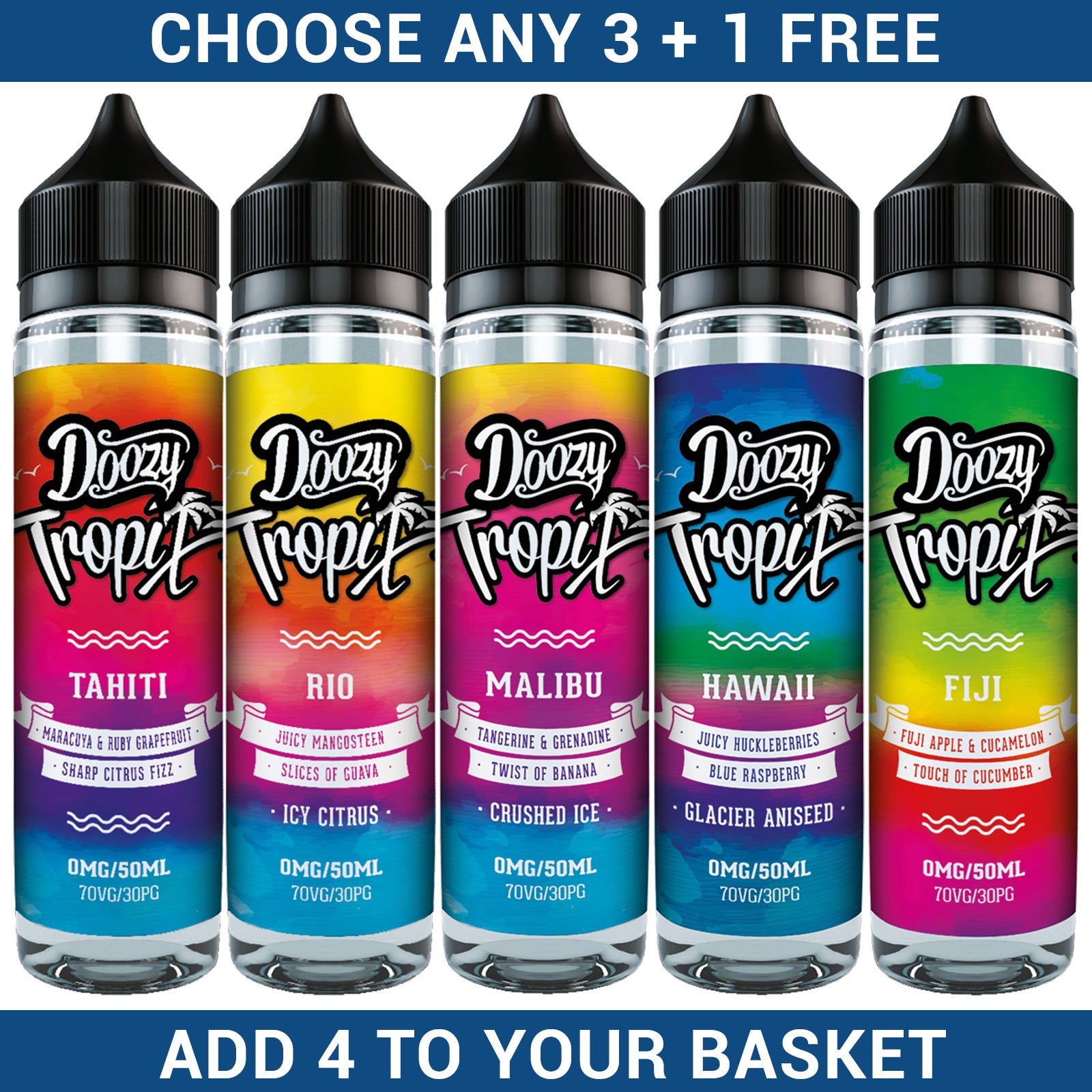 Doozy Vape Tropix 50ml E-Liquids